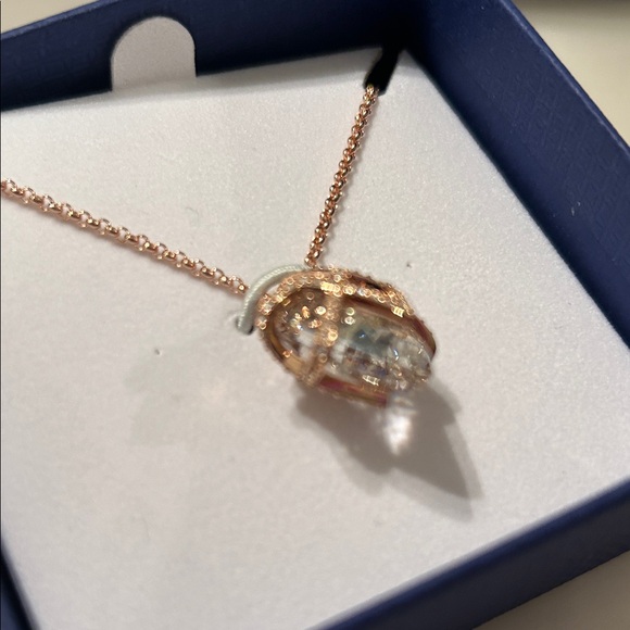Swarovski Gold and Silver Crystal Necklace - Picture 2 of 4